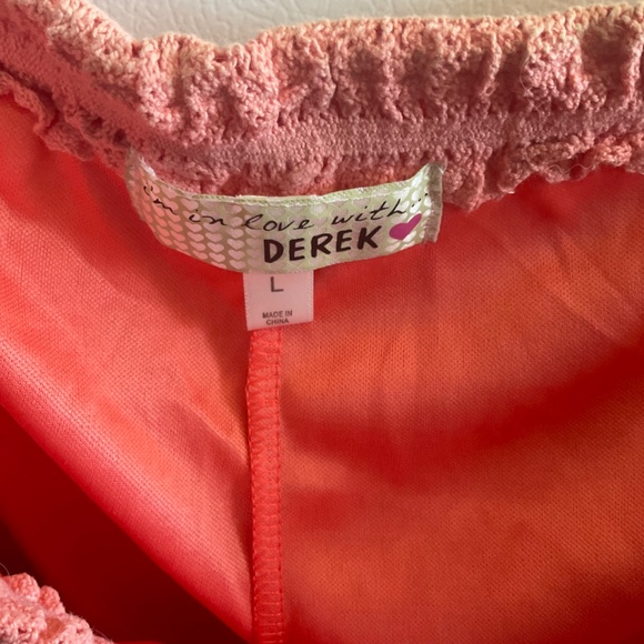 ‘’IM IN LOVE WITH DEREK’’  CROTCHED  SHORTS   SIZE   LARGE  BRAND NEW  SALE - Picture 2 of 4